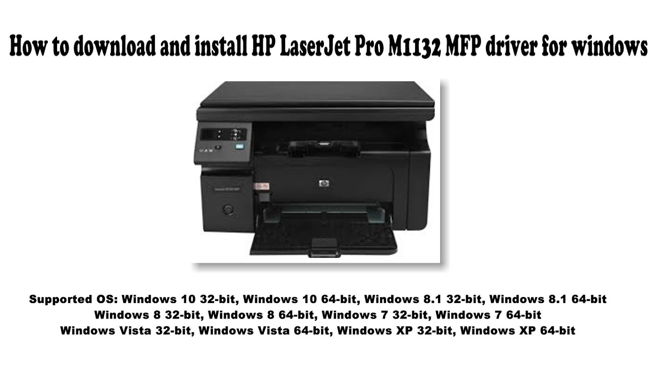 hewlett-packard hp laserjet professional m1132 mfp driver for mac